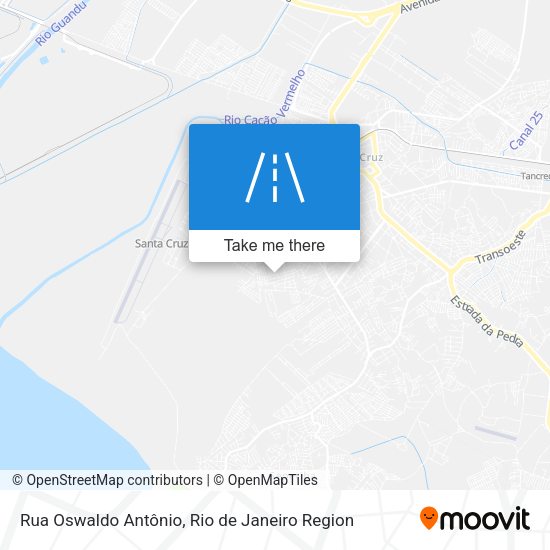 Rua Oswaldo Antônio map