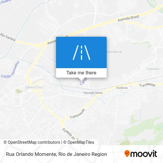 Rua Orlando Momente map