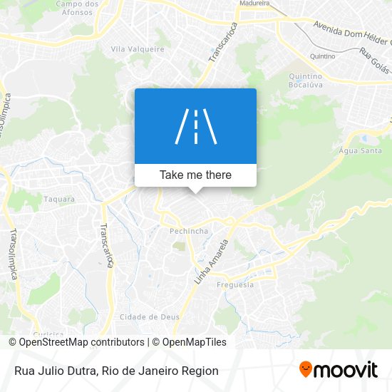 Rua Julio Dutra map