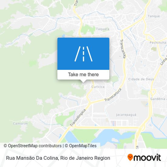 Rua Mansão Da Colina map