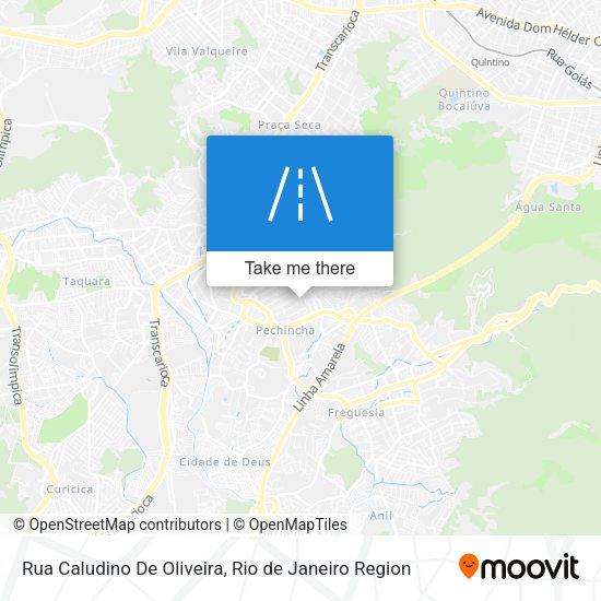 Rua Caludino De Oliveira map