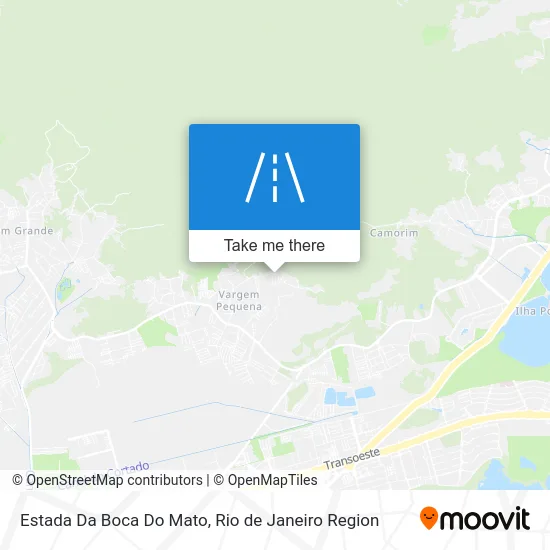 Estada Da Boca Do Mato map