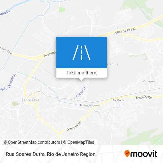 Rua Soares Dutra map