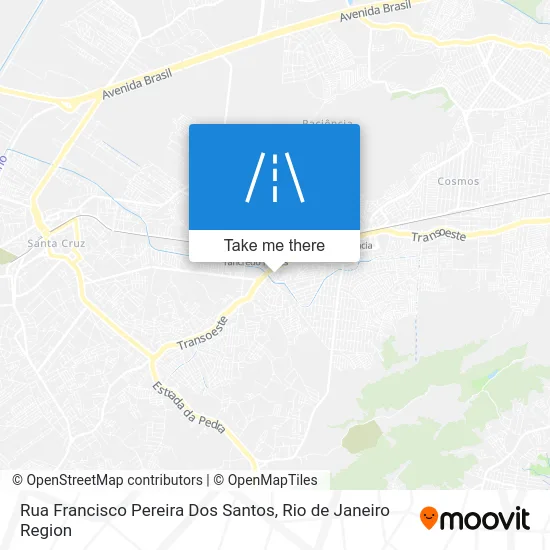 Rua Francisco Pereira Dos Santos map