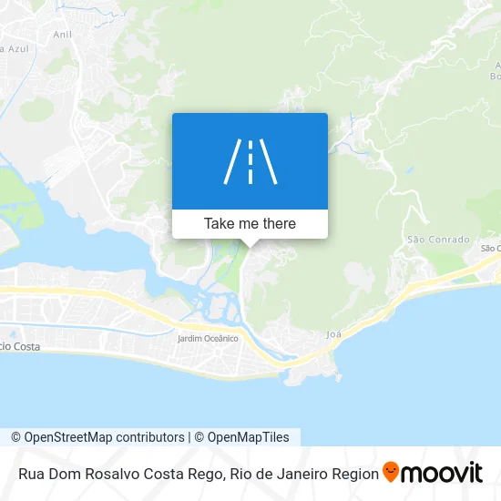 Rua Dom Rosalvo Costa Rego map
