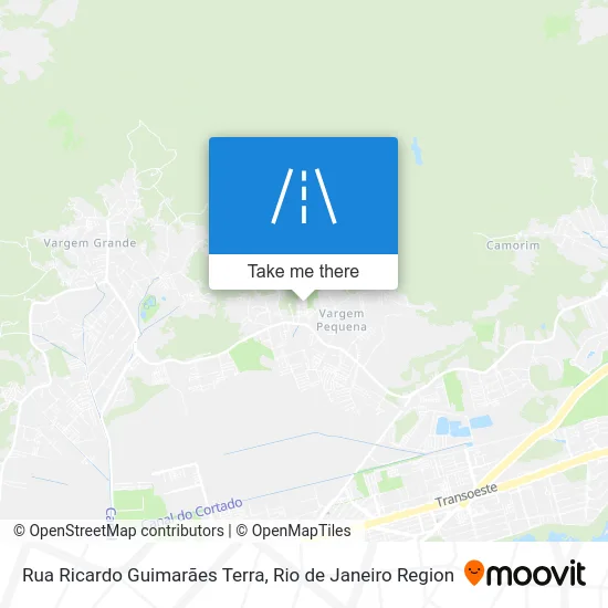 Rua Ricardo Guimarães Terra map