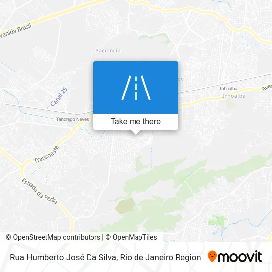 Rua Humberto José Da Silva map