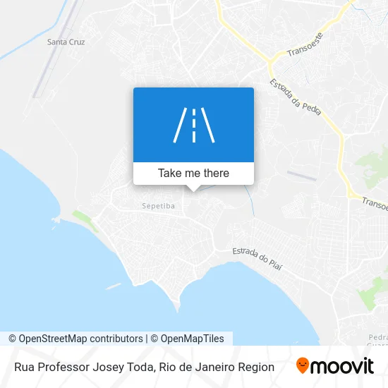 Rua Professor Josey Toda map