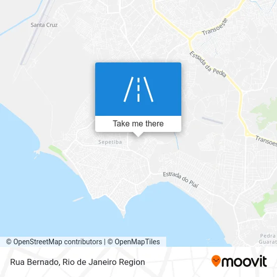 Rua Bernado map