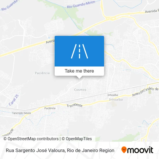 Rua Sargento José Valoura map
