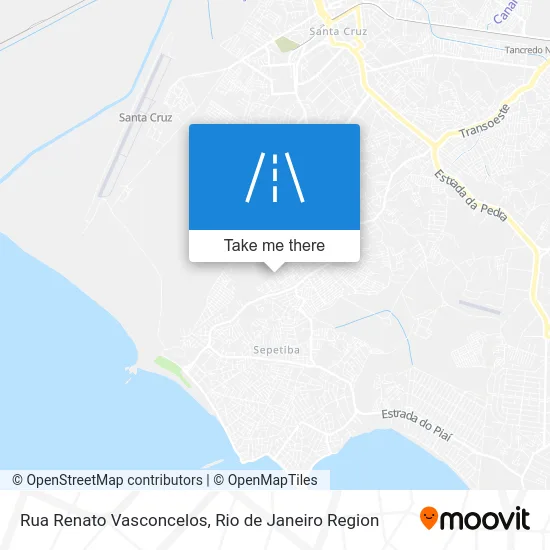 Rua Renato Vasconcelos map