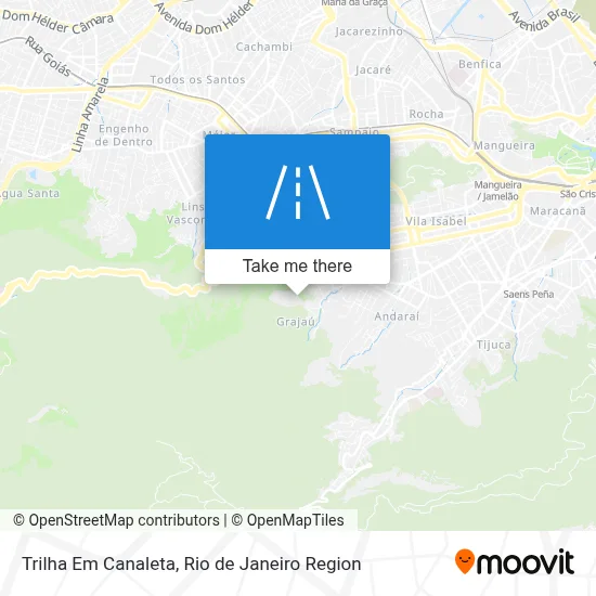 Trilha Em Canaleta map