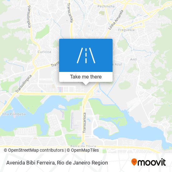 Mapa Avenida Bibi Ferreira