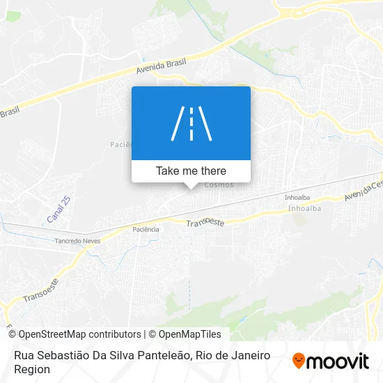 Rua Sebastião Da Silva Panteleão map