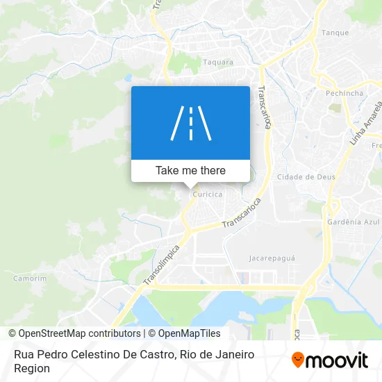 Rua Pedro Celestino De Castro map
