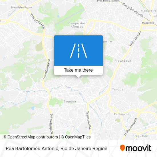 Rua Bartolomeu Antônio map