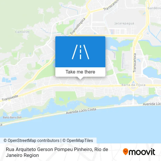 Rua Arquiteto Gerson Pompeu Pinheiro map