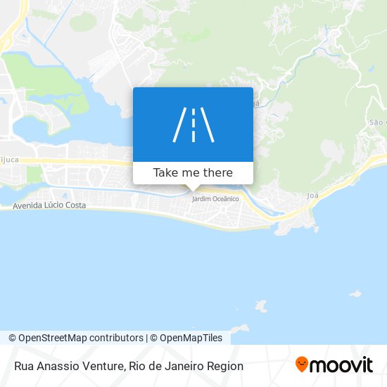 Mapa Rua Anassio Venture