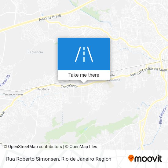 Rua Roberto Simonsen map