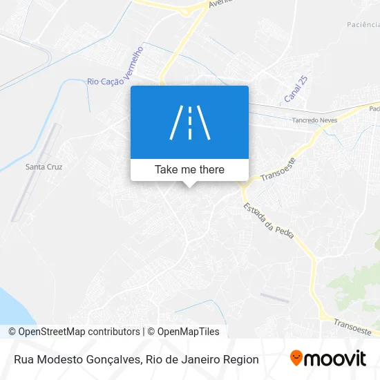 Rua Modesto Gonçalves map