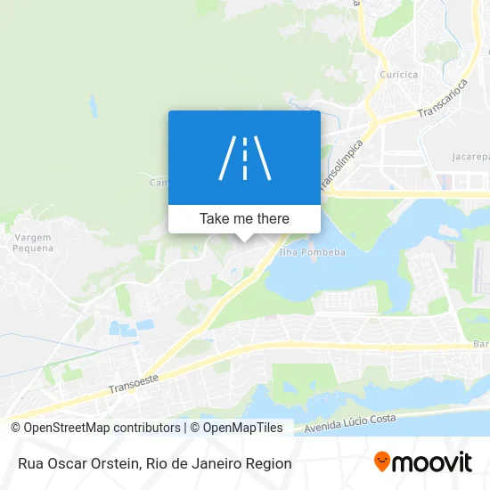 Rua Oscar Orstein map