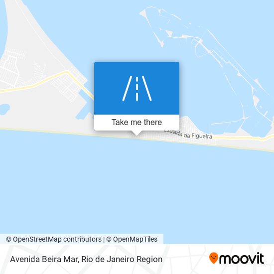 Mapa Avenida Beira Mar