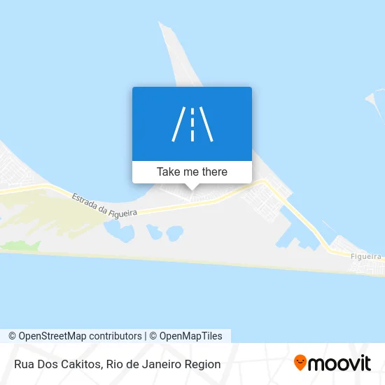 Rua Dos Cakitos map
