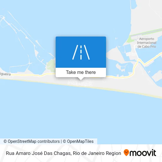 Rua Amaro José Das Chagas map