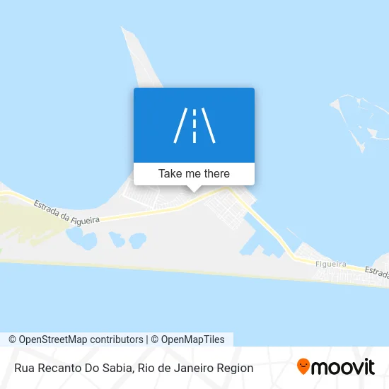 Rua Recanto Do Sabia map