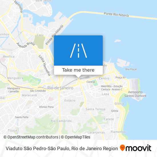 Mapa Viaduto São Pedro-São Paulo