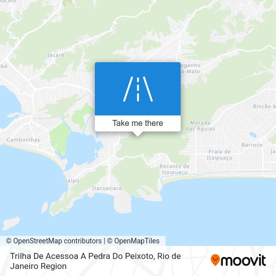 Trilha De Acessoa A Pedra Do Peixoto map