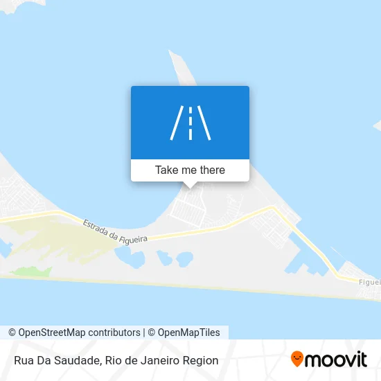 Rua Da Saudade map