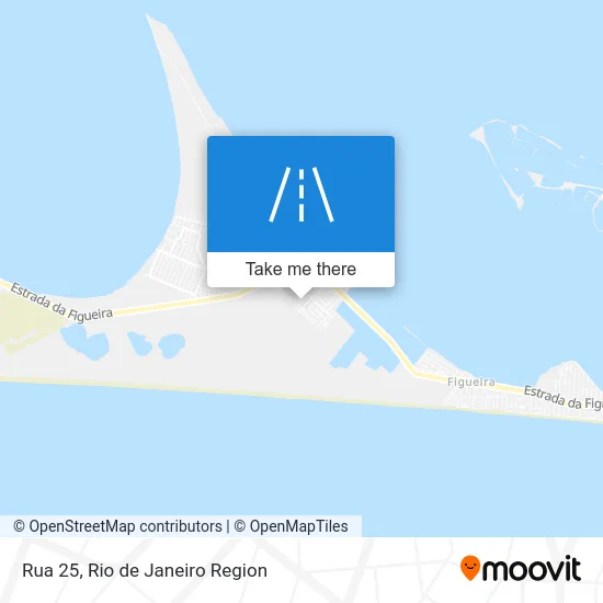 Rua 25 map