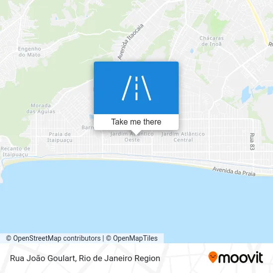 Rua João Goulart map
