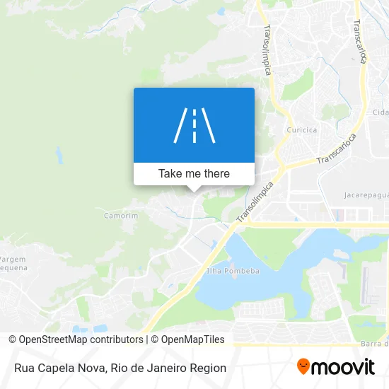 Rua Capela Nova map