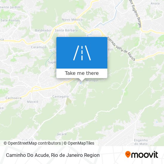 Mapa Caminho Do Acude