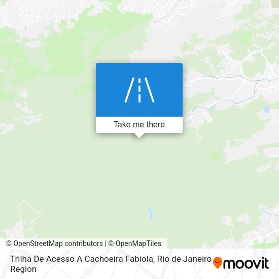 Trilha De Acesso A Cachoeira Fabiola map
