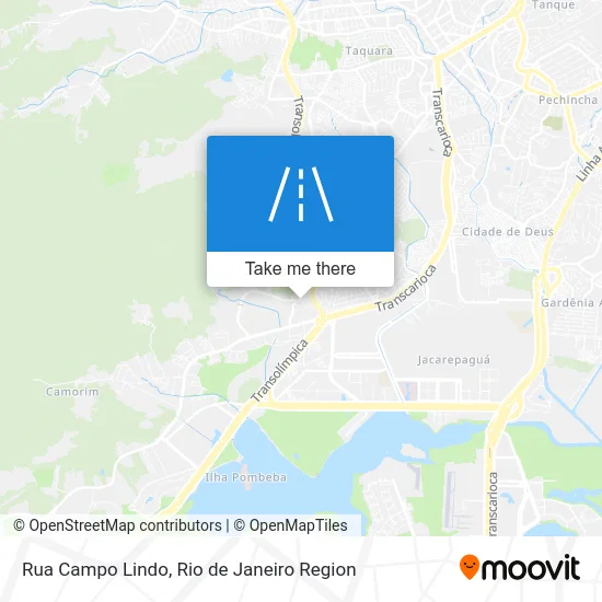 Rua Campo Lindo map