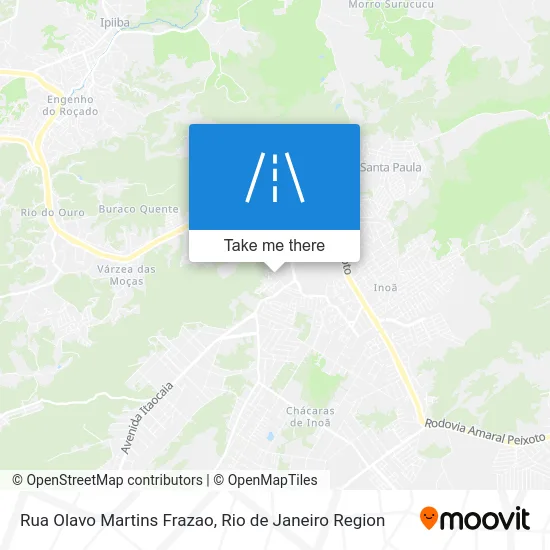 Rua Olavo Martins Frazao map