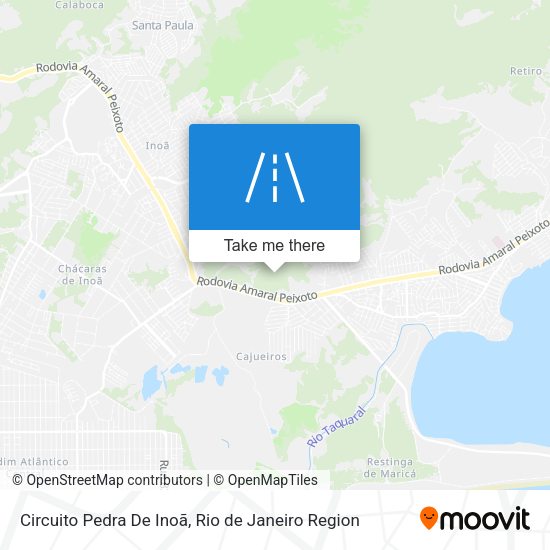 Circuito Pedra De Inoã map