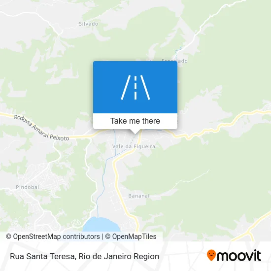 Rua Santa Teresa map