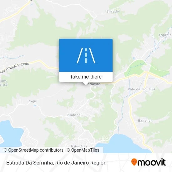 Estrada Da Serrinha map