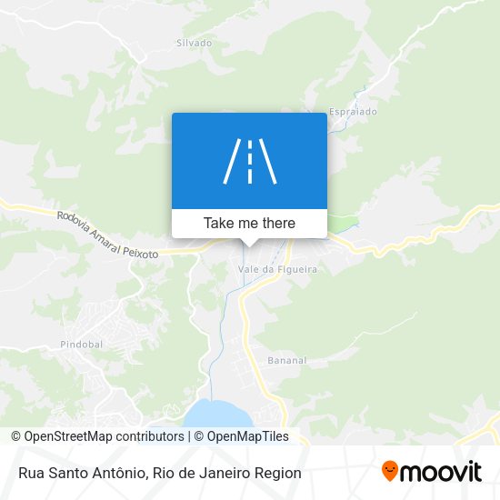 Rua Santo Antônio map