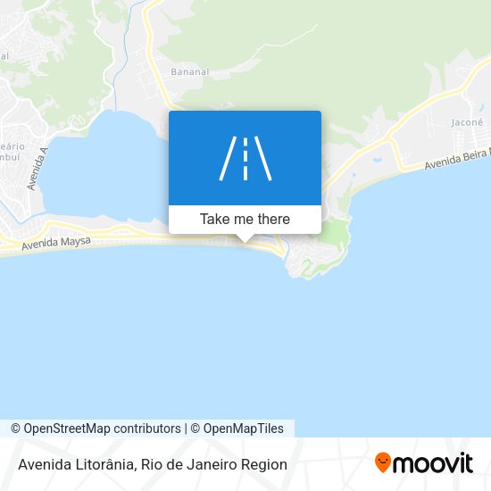 Avenida Litorânia map