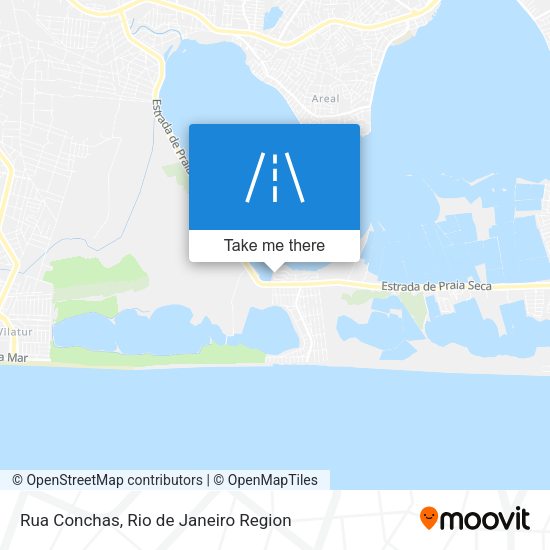 Rua Conchas map