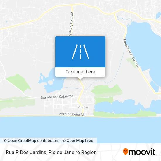 Rua P Dos Jardins map