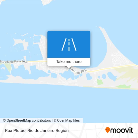 Rua Plutao map