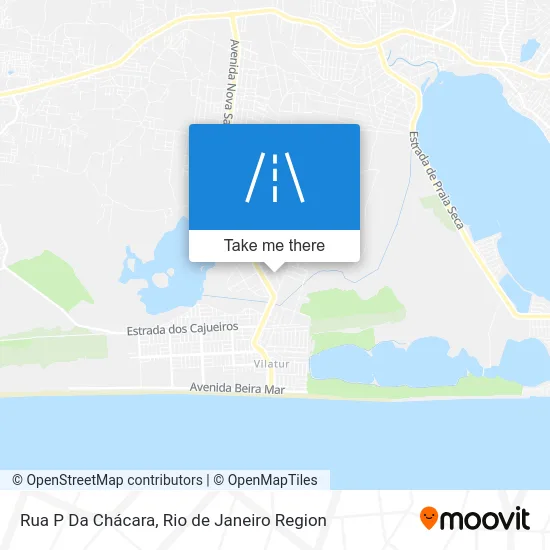 Rua P Da Chácara map