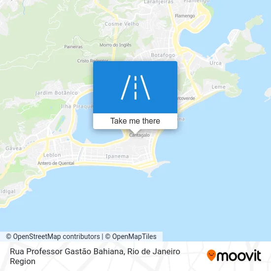 Rua Professor Gastão Bahiana map