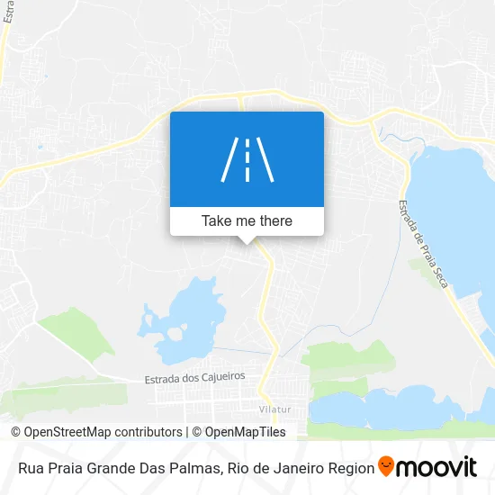 Rua Praia Grande Das Palmas map